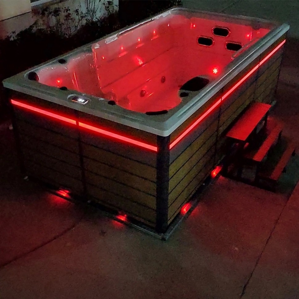 Плавательный СПА бассейн с ламельным противотоком Bigeer Парте (рис.6) Плавательный СПА бассейн с ламельным противотоком Bigeer Парте (рис.6)