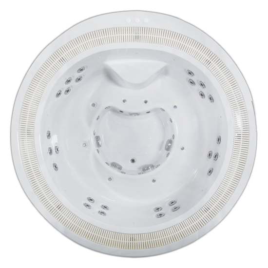 Переливной спа бассейн Allseas Spa River Flow Round