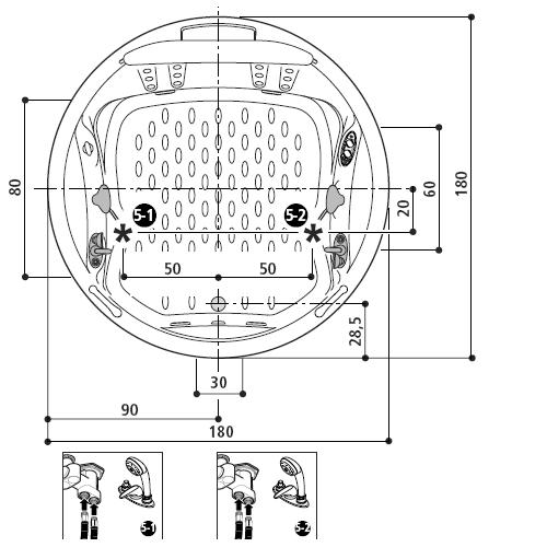 Гидромассажная ванна Jacuzzi Gemini (рис.4) Гидромассажная ванна Jacuzzi Gemini (рис.4)